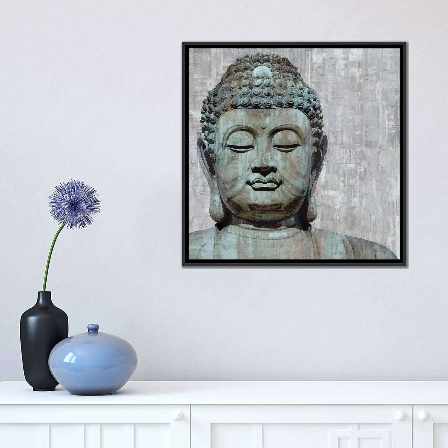 iCanvas "Meditative I" by Tom Bray Framed Canvas Print Bed Bath